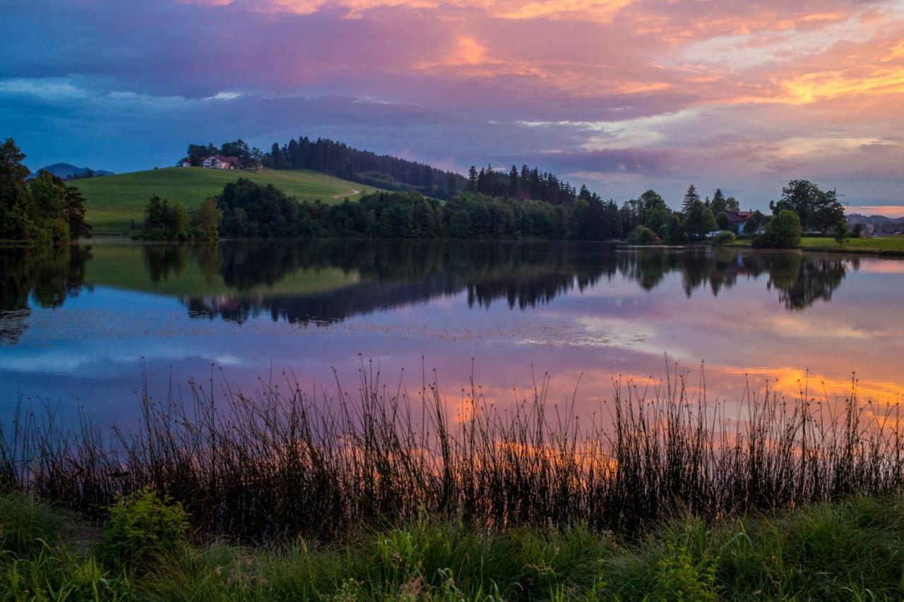 Direkt Am See Mit Bergblick Seeg Eksteriør billede